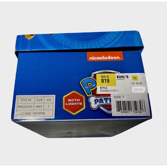 Nickelodeon Paw Patrol Closed Toe Sandals NEW Size 7 Flashing Lights! Toddler - Picture 2 of 13